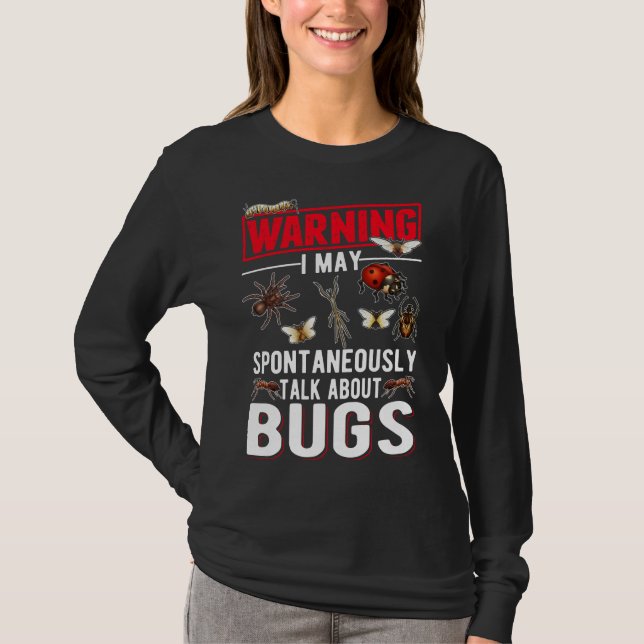 Kryp Älskare Insekter entomolog Funny Science T Shirt (Framsida)