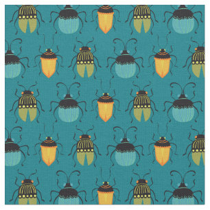 Kryp Beetles Mid Century Mod Cute Tyg