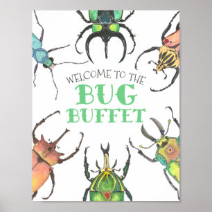Kryp Buffet Party Food Bord Framable Poster