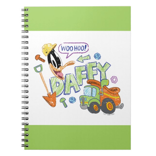 KRYP BUNNY BUILDERS™| DAFFY ANKA™ Sketch Art Anteckningsbok (Framsidan)