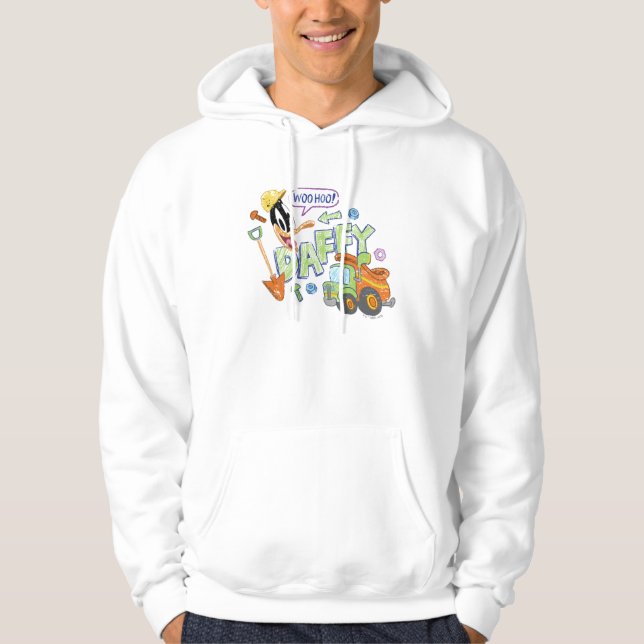 KRYP BUNNY BUILDERS™| DAFFY ANKA™ Sketch Art Hoodie (Framsida)