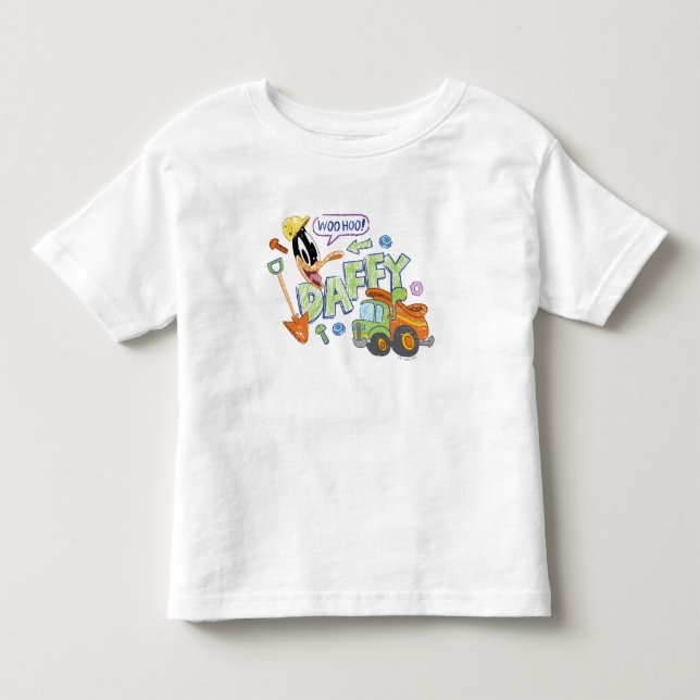 KRYP BUNNY BUILDERS™| DAFFY ANKA™ Sketch Art T Shirt (Framsida)