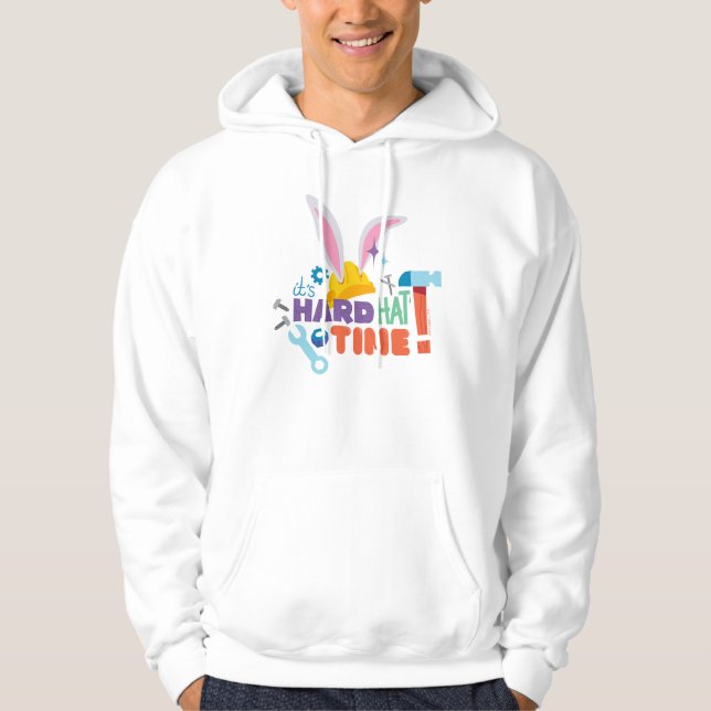 KRYP BUNNY BUILDERS™| Det är svårt att vänta Hoodie (Framsida)