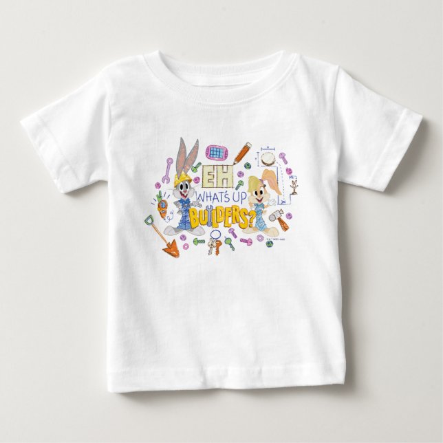 KRYP BUNNY BUILDERS™| Eh, vad är uppbyggnadsverk? T Shirt (Framsida)