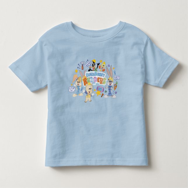 KRYP BUNNY BUILDERS™| Group Sketch Art T Shirt (Framsida)