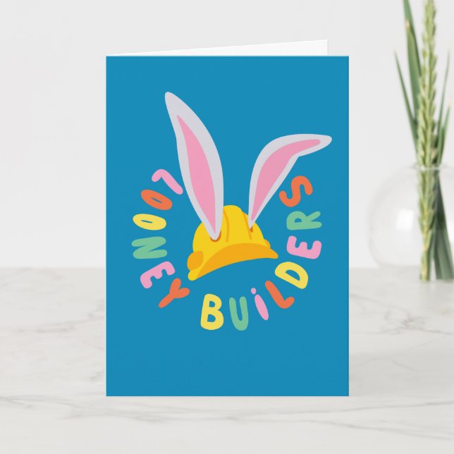 KRYP BUNNY BUILDERS™| Hård Circle Logotyp Kort (Framsida)