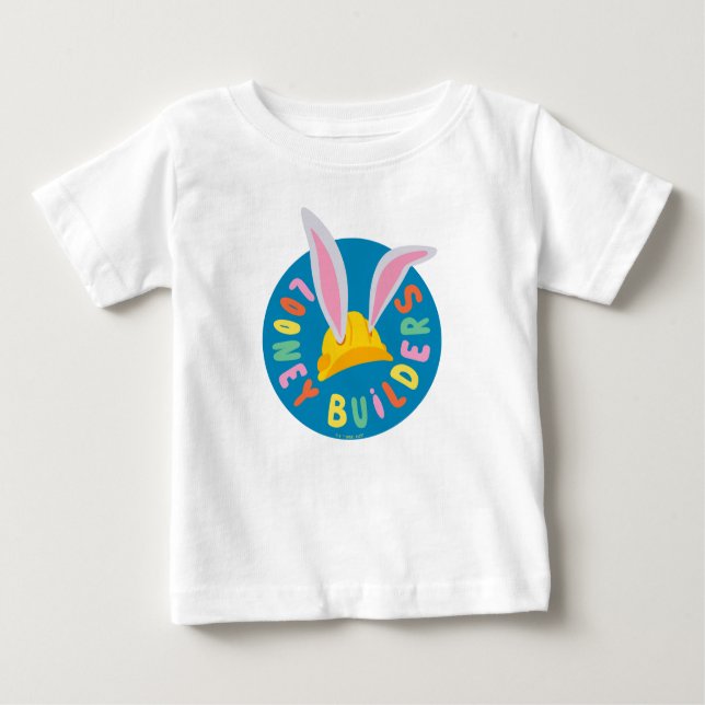 KRYP BUNNY BUILDERS™| Hård Circle Logotyp T Shirt (Framsida)