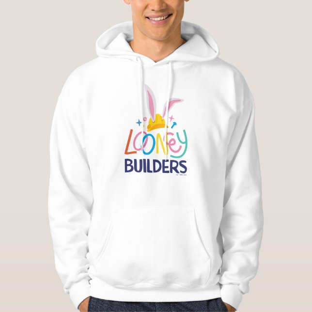 KRYP BUNNY BUILDERS™| Hårt staplad Logotyp Hoodie (Framsida)