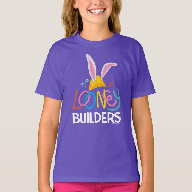 KRYP BUNNY BUILDERS™| Hårt staplad Logotyp T Shirt (Framsida)