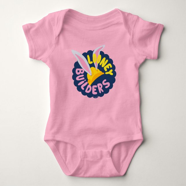 KRYP BUNNY BUILDERS™| Het Scalloped Logotyp T Shirt (Framsida)