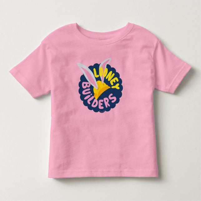 KRYP BUNNY BUILDERS™| Het Scalloped Logotyp T Shirt (Framsida)