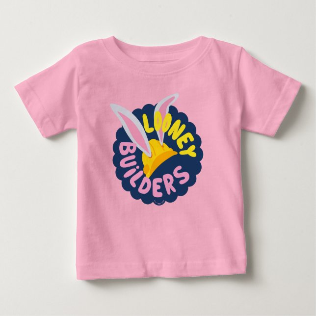 KRYP BUNNY BUILDERS™| Het Scalloped Logotyp T Shirt (Framsida)