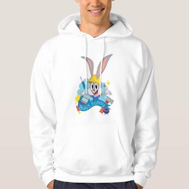 KRYP BUNNY BUILDERS™| KRYP BUNNY™ Character Art Hoodie (Framsida)
