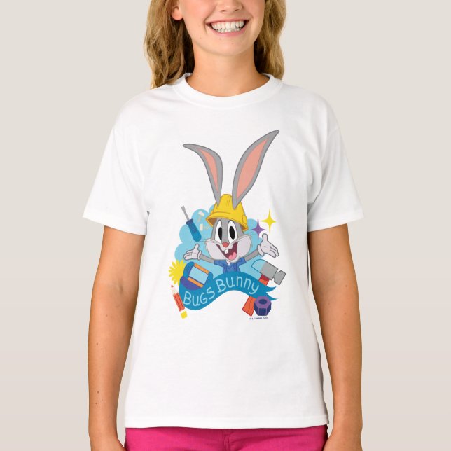 KRYP BUNNY BUILDERS™| KRYP BUNNY™ Character Art T Shirt (Framsida)