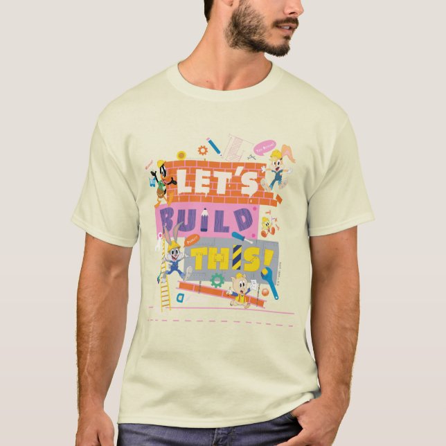 KRYP BUNNY BUILDERS™| "Låt oss Bygg detta"-arbetsp T Shirt (Framsida)