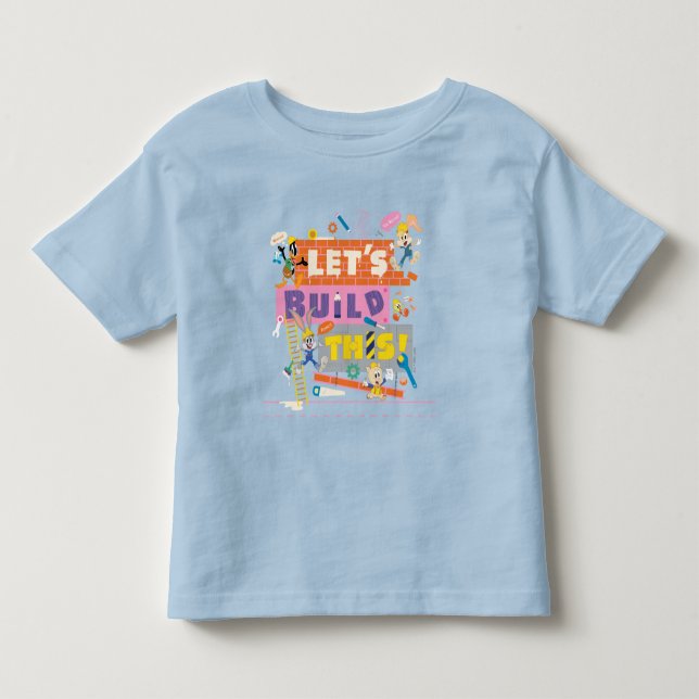 KRYP BUNNY BUILDERS™| "Låt oss Bygg detta"-arbetsp T Shirt (Framsida)
