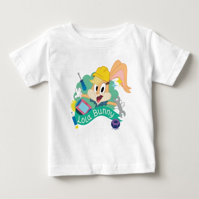 KRYP BUNNY BUILDERS™| Lola Bunny Character Graphic T Shirt (Framsida)