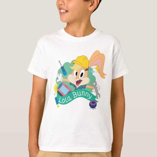 KRYP BUNNY BUILDERS™| Lola Bunny Character Graphic T Shirt (Framsida)