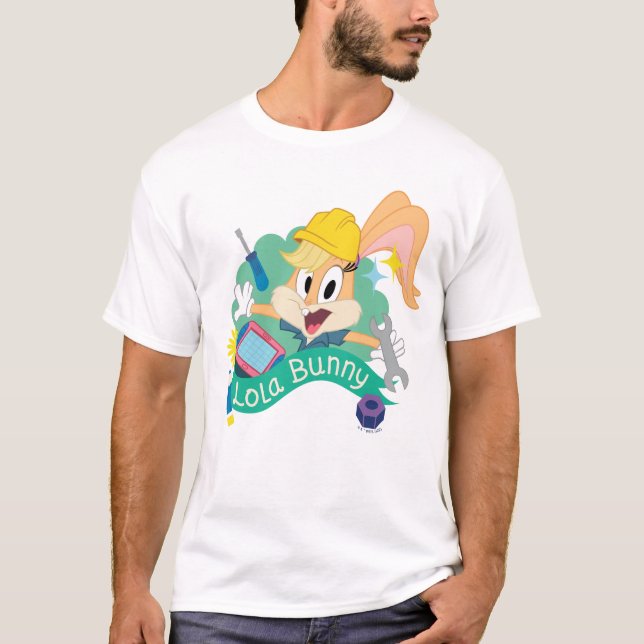KRYP BUNNY BUILDERS™| Lola Bunny Character Graphic T Shirt (Framsida)