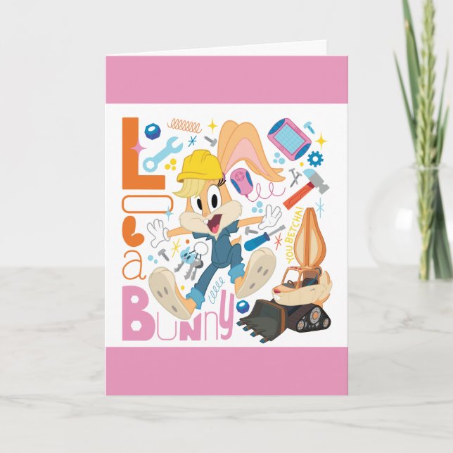 KRYP BUNNY BUILDERS™| Lola Bunny Work Verktyg Kort (Framsida)