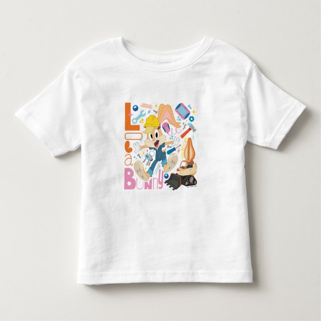 KRYP BUNNY BUILDERS™| Lola Bunny Work Verktyg T Shirt (Framsida)