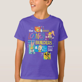 KRYP BUNNY BUILDERS™| Looney Builders Collage T Shirt