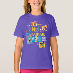 KRYP BUNNY BUILDERS™  Looney Builders Collage T Shirt