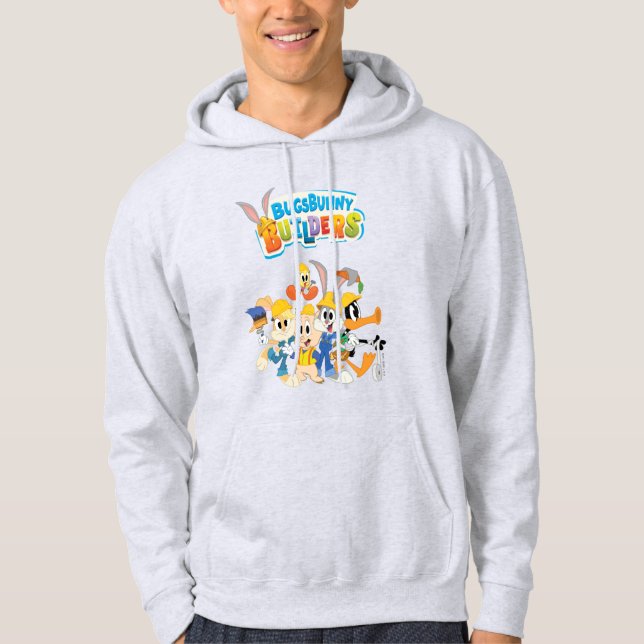 KRYP BUNNY BUILDERS™| Looney Builders Group Hoodie (Framsida)