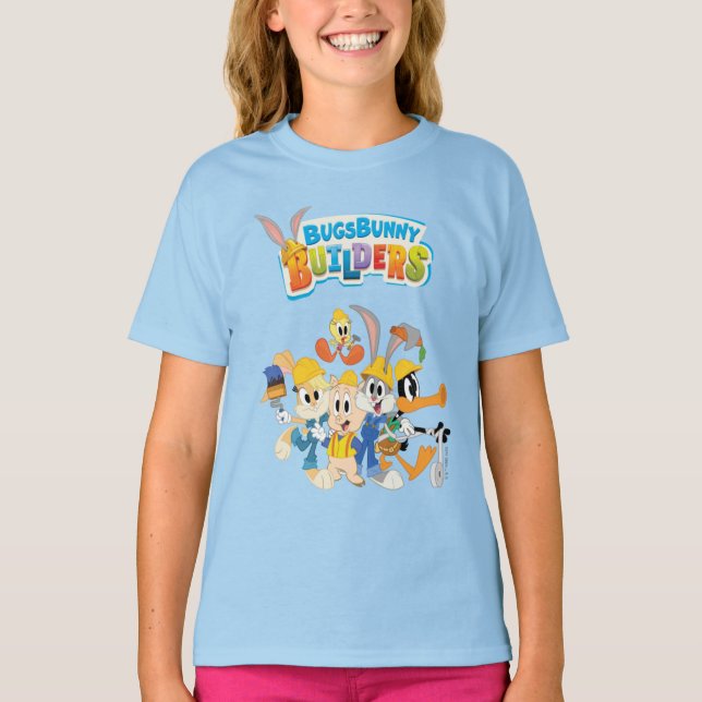 KRYP BUNNY BUILDERS™| Looney Builders Group T Shirt (Framsida)