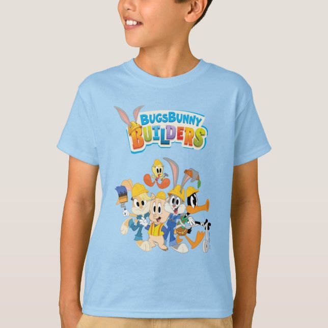 KRYP BUNNY BUILDERS™| Looney Builders Group T Shirt (Framsida)