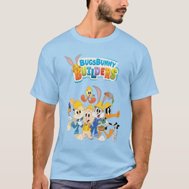KRYP BUNNY BUILDERS™| Looney Builders Group T Shirt (Framsida)