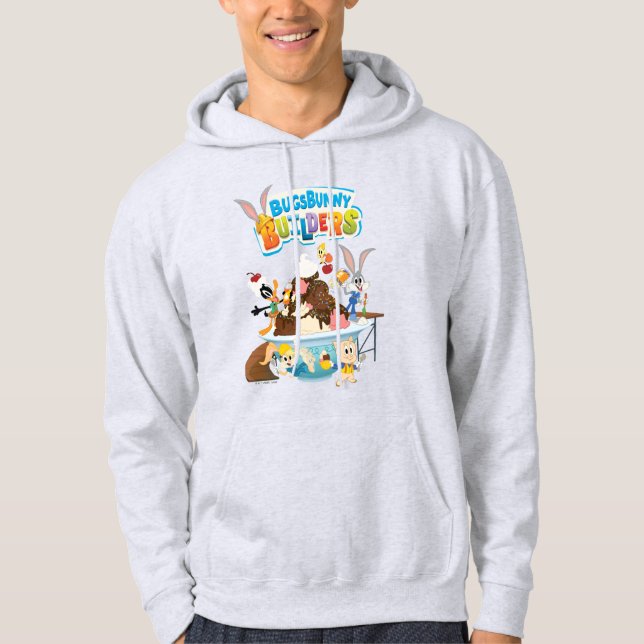 KRYP BUNNY BUILDERS™| Looney Builders Ice Cream Hoodie (Framsida)