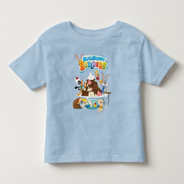 KRYP BUNNY BUILDERS™| Looney Builders Ice Cream T Shirt (Framsida)