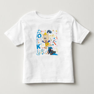 KRYP BUNNY BUILDERS™  Porky Gris Work Verktyg T Shirt