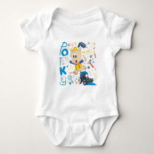 KRYP BUNNY BUILDERS™  Porky Gris Work Verktyg T Shirt