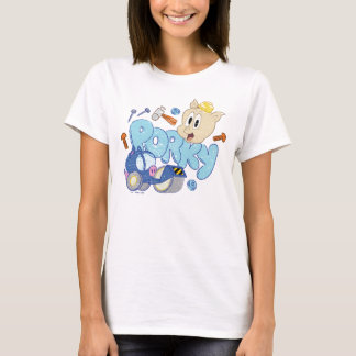 KRYP BUNNY BUILDERS™| Porky Sketch Art T Shirt