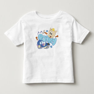 KRYP BUNNY BUILDERS™ Porky Sketch Art T Shirt