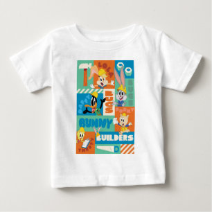 KRYP BUNNY BUILDERS™  Teckenrutnät Mönster T Shirt
