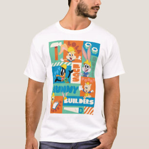 KRYP BUNNY BUILDERS™  Teckenrutnät Mönster T Shirt