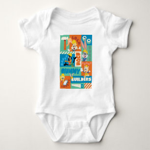 KRYP BUNNY BUILDERS™  Teckenrutnät Mönster T Shirt