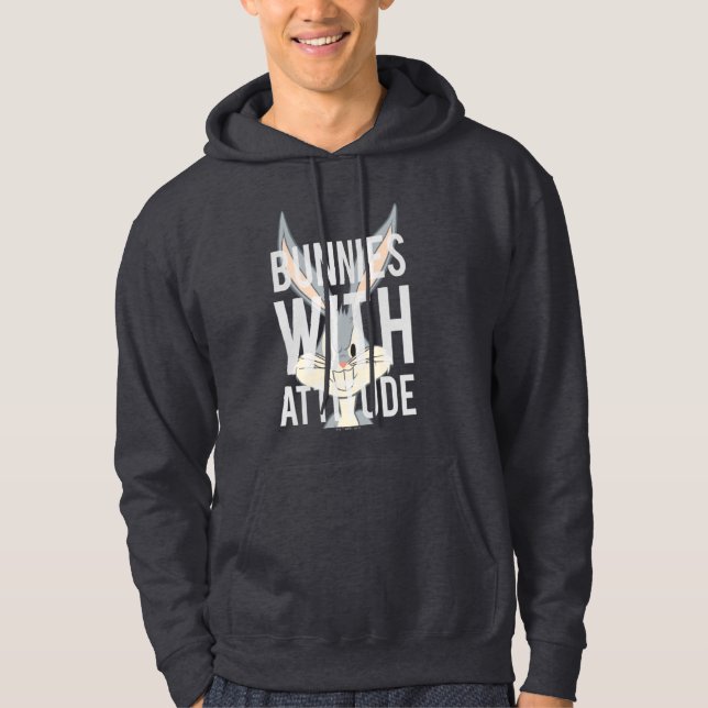 KRYP BUNNY™ Bunnies med attityd Hoodie (Framsida)
