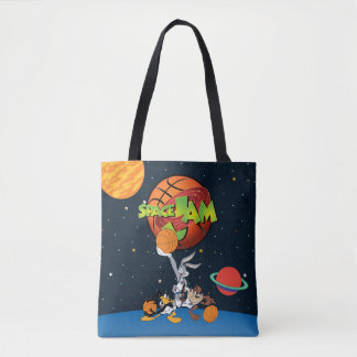 KRYP BUNNY™, DAFFY ANKA™ och TAZ™ SPACE SYLT™ Logo Tygkasse