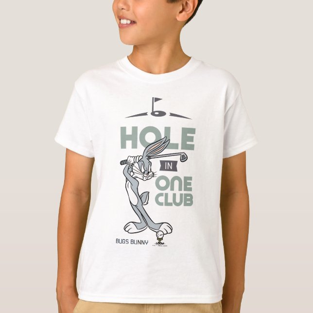 KRYP BUNNY™ Golfing - Hål i en Klubb T Shirt (Framsida)