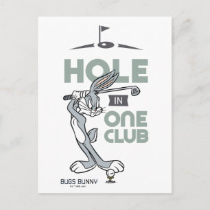 KRYP BUNNY™ Golfing - Hål i en Klubb Vykort