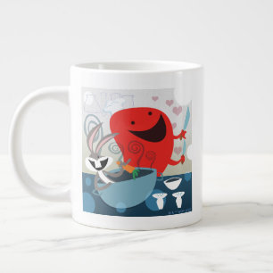 KRYP BUNNY™ & Gossamer Whimsical Meal Prep Jumbo Mugg