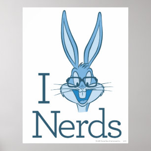 KRYP BUNNY™ - I Kärlek Nerds Poster