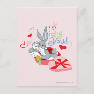 KRYP BUNNY™ Jag Gräver dig! Helg Vykort