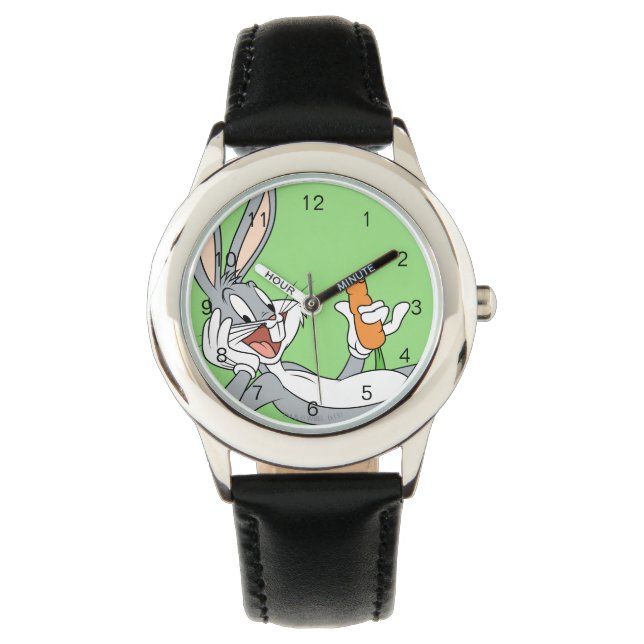 KRYP BUNNY™ Ljuger ned matmorot Armbandsur (Framsida)