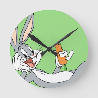 KRYP BUNNY™ Ljuger ned matmorot Rund Klocka