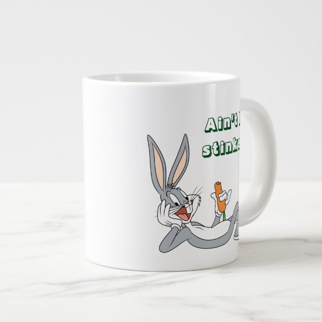 KRYP BUNNY™ Ljuger ner matmorot Jumbo Mugg (Framsida höger)